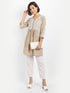 Sakshi & Jinal in Chikankari Hand embroidery tunic-Brown
